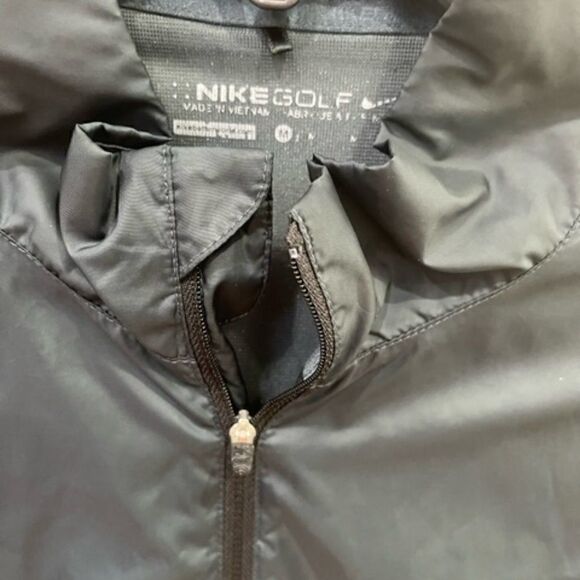 Nike Golf Windbreaker Men's Size M 1/4 Zip Pullover Green Blue Teal Long Sleeve - Picture 3 of 3